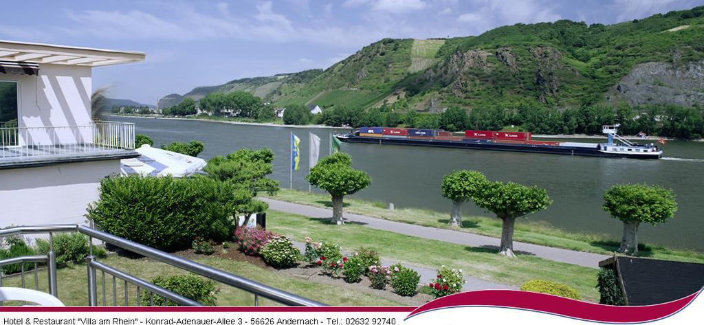 Hotel Villa am Rhein Andernach Esterno foto