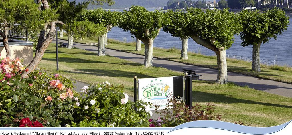 Hotel Villa am Rhein Andernach Esterno foto